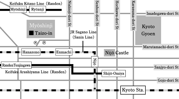 Taizo-in ACCESS / MAP